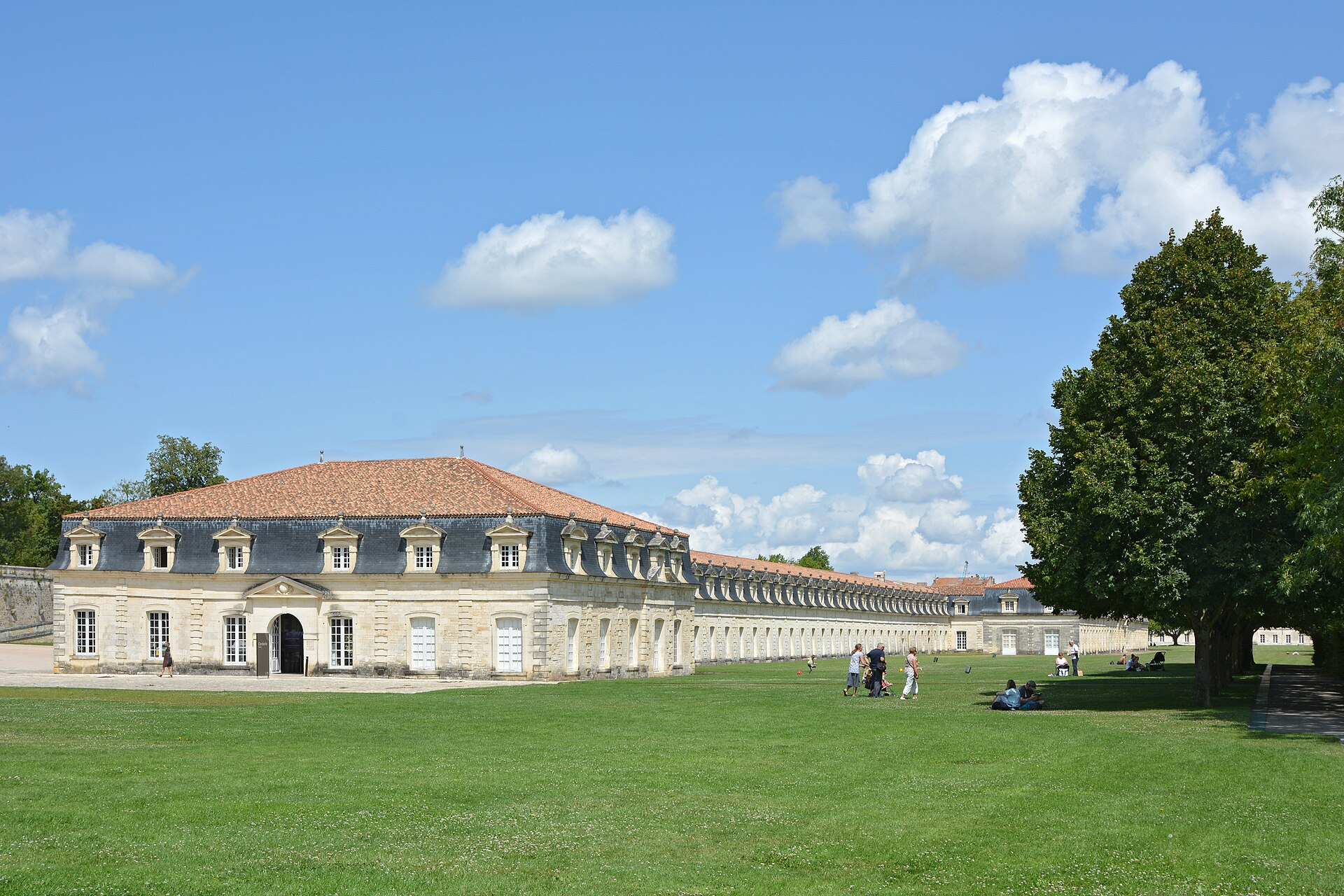 Corderie royale, perspective longue